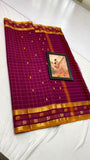 Chitrangada , Pure traditional kanchi cotton saree for women -SACHI001KCS