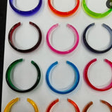 Real silver Bangle Connector with Gold plating and 12 shades of Bangles-INDU001CCB