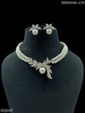 Amritha , beautiful Double Layered Pearl Necklace Set for women -SIP001PN