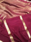 Maroon Pichwai Design Mysore Silk Saree for women -SACHI001PWM