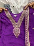 Premvati , Elegant Chanderi Anarkali Kurti Pant Duppatta set -ANUB001P