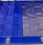 Gandaberunda Design Blue Handloom Kanjivaram Silk Saree for women -SACHI001GBDS