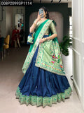 Beautiful Soft silk Paithani Lehenga Top and Duppatta with Potli Bag for women -DF3001LC