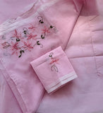 Pink Blossoms , Kota shadow work saree and blouse -DIYA001PS