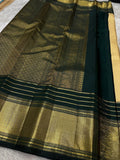 Mangatha , Pure handloom Kanchipuram silk saree for women -SACHI001PS