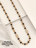 Mahakal , Stylish Designer Gold Finish Rudraksha Mala for men -RICH001RM