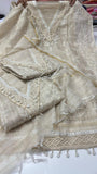 Pure jaamdhani  fabric Salwar Suit  Material for women -SPARK001GM