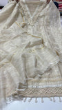 Pure jaamdhani  fabric Salwar Suit  Material for women -SPARK001GM