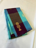 Varalakshmi , Old Traditional Kanchipuram border less saree with Multi Colors weaving-SACHI001OT