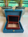 999 Silver Plated Tirupati Venkateswara Design dry fruit box (partitioned inside) with premium Velvet Box-ANUB001SB