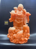 Fengshui Fish laughing Buddha for Good Luck-AKSH001LB