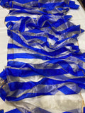 Mandakini , Indigo Blue Pattu Silk Zari Stripes Saree for women -SHAHBAZ001BS