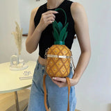 Cute Pineapple Designer Sling Bag for women -AKSH001PB