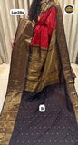 Neerja , Gadwal pattu allover meenakari weaving motifs Saree for women -TREND001GS