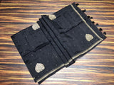 Black shade Soft Tussar Silk Saree with Blouse for women -SACHI001BLT
