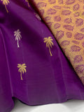 Kalpavriksha Design Purple Kanjivaram Silk Saree for women -SACHI001KD