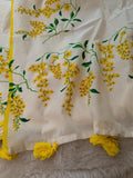 Vishu Special , Kanikonna Design Floral Printed Cotton Saree for women -DIA001CS