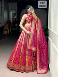 Regal Banarasi , Pink Beautiful Lehenga for Women -SSS001RLP