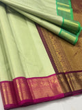 Hansini , Ganga Jamuna Borders Vaira Oosi Kanjivaram Silk Saree for women -SACHI001VO