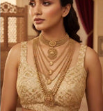 Bollywood Celebrity Rashmika Mandana , Inspired Bridal Jewelry Set for women -SONA001RM