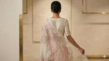 Penelope , Beautiful Designer Hand Embroidered Glass Organza Saree for women -DIA001HE