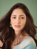 Bollywood Celebrity Yami Gowtam Inspired Pastel Blue Shade Saree -SATYA001YG