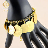 Shefali Gold Coin inspired Bracelet By IDH Jewellery-SHEFA001GC