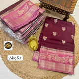 Bairavi , Banarasi Pure Green mango Pattu saree Allover Meena motifs Contrast pallu and blouse -TREND001MP