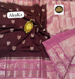 Bairavi , Banarasi Pure Green mango Pattu saree Allover Meena motifs Contrast pallu and blouse -TREND001MP