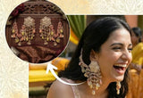 Asha , Wedding special handmade Haldi &  Mehndi earrings collection for Brides-AIK001BE