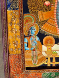 Experience the divine aura of Nathdwara with this exquisite, handcrafted Shrinathji Embossed Painting-TILA001SP