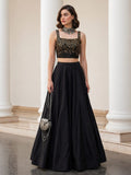 Black Beauty , Black Beautiful Lehenga for women -ANUB001BL