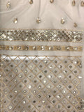 Glada , Graceful Butterfly Net Saree with Sequins Embellishments -SSS001GSS