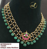 Alamelu , Gold Jewelry Finish Jadau Kundan Necklace for women -LUCK001JK