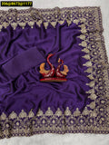 Violet shade Madhuri Dixit inspired Bollywood Replica for women -DF001BRV