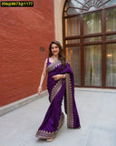 Violet shade Madhuri Dixit inspired Bollywood Replica for women -DF001BRV