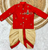 Traditional kurta  with dhoti for all age Boys -TREND001BK