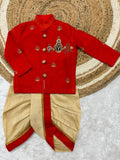 Traditional kurta  with dhoti for all age Boys -TREND001BK