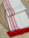 Akansha , Traditional  Pure Mul Cotton jacquard weaving design trending   Saree -SRI001MCA