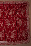 Red beautiful Vichitra Fabric Saree -SLC001RS