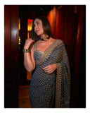 Kareena Kapoor Inspired Bollywood Replica Blue New georgette designer handwork party wear saree -SLC001BR