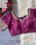 Lotus Blouse , Fully stitched Lotus Blouse in Purple shade -GARI001WS