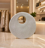 Hannah , Shell Sequins Moon Celebrity Clutch Bag for women -AKSH001CCB