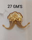925 Silver Puligoru Pendant / Tiger Claws Pendant With Gold Covering for Men -IND001PP