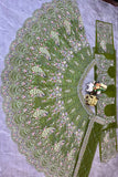 BD Launching Mehendi Green 4 meter flared Coding Sequins Work Lehenga-TANVI001ML