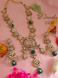 Shivangi , Victorian Style Designer Long Necklace Set for women -SONAM001LS