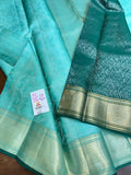 Mandira , Light Blue Shade Kanjivaram Silk Saree for Women -SACHI001BSK