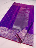 Angels and Birds , Designer Pure Katan Silk Saree for women -NAGMA001KSS