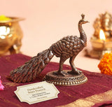 Set of 2 , Brass Peacock for Pooja / Home Decor-HR001PP