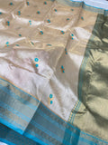 Nayantara , Pattu silk tissue ek nal motif saree for women -CHANDER001NT